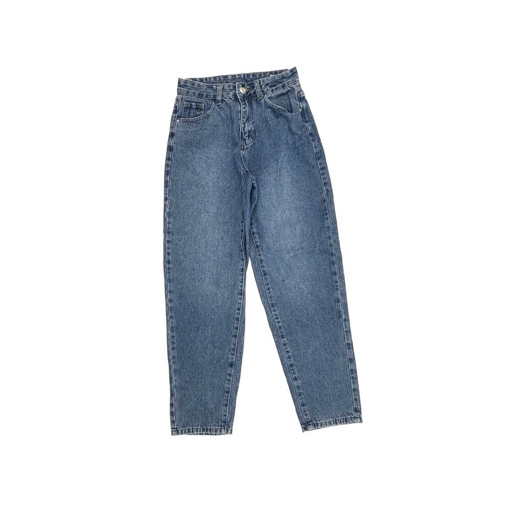 SHEIN Straight Leg Women's size XS Petite Dark Wash‎ Blue Denim Jeans